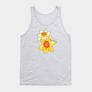 March Birth Flowers - Daffodils Tank Top